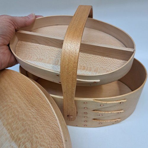  BJ-002 Shaker Treasure Box w/tray/handle $180 at Hunter Wolff Gallery