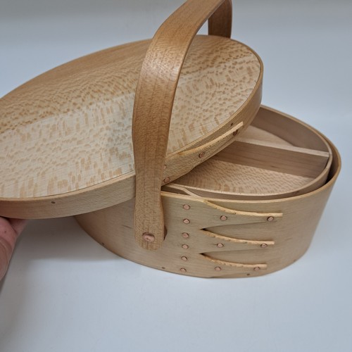  BJ-002 Shaker Treasure Box w/tray/handle $180 at Hunter Wolff Gallery