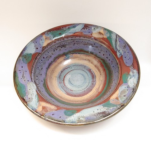 #220401 Bowl Red Fiesta 10x3 $19.50 at Hunter Wolff Gallery