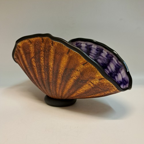 GBG-027 Shell, Primitive Gold Shell, Purple $325 at Hunter Wolff Gallery