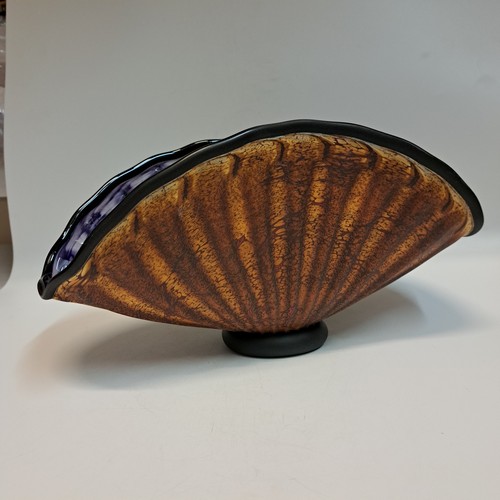 GBG-027 Shell, Primitive Gold Shell, Purple $325 at Hunter Wolff Gallery