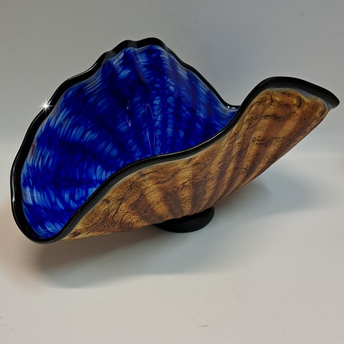 Click to view detail for GBG-028 Shell, Primitive Gold Shell & Cobalt $455