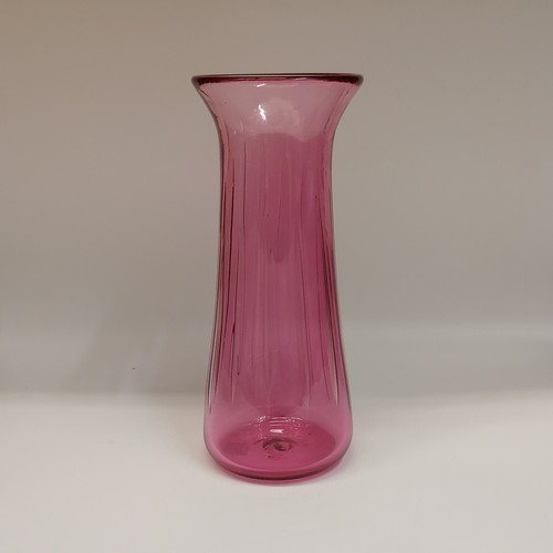 DB-526 Vase - Cranberry  10x4 $85 at Hunter Wolff Gallery