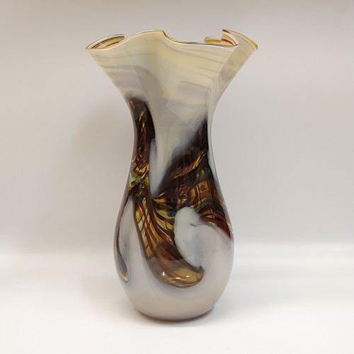 DB-646 Vase Earth Fluted 11.5x5 $225 at Hunter Wolff Gallery