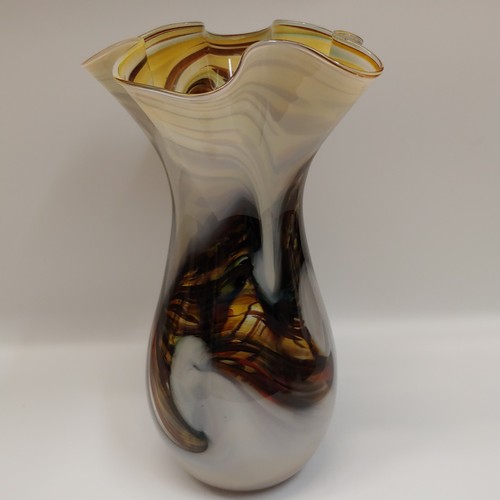 DB-646 Vase Earth Fluted 11.5x5 $225 at Hunter Wolff Gallery