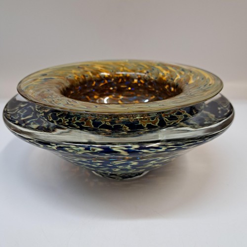 Click to view detail for GBG-033 Ikebana Vessel Green/Gold/Blue $225