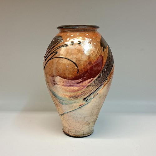 #231040 Raku, 3xFired 10x5.5 $42 at Hunter Wolff Gallery