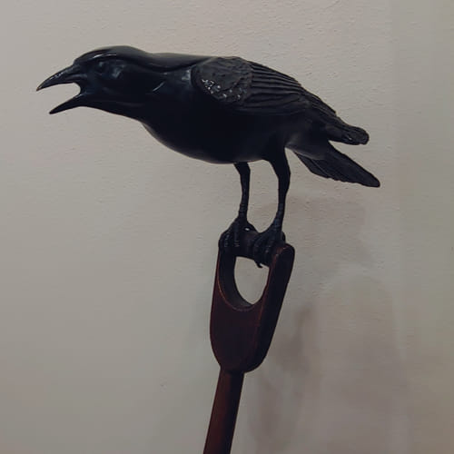 FL113  Guardian or Thief? $7000 at Hunter Wolff Gallery