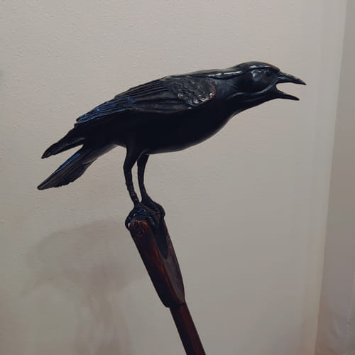 FL113  Guardian or Thief? $7000 at Hunter Wolff Gallery