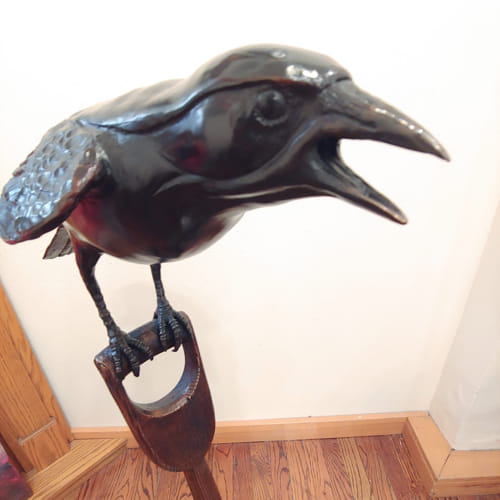 FL113  Guardian or Thief? $7000 at Hunter Wolff Gallery