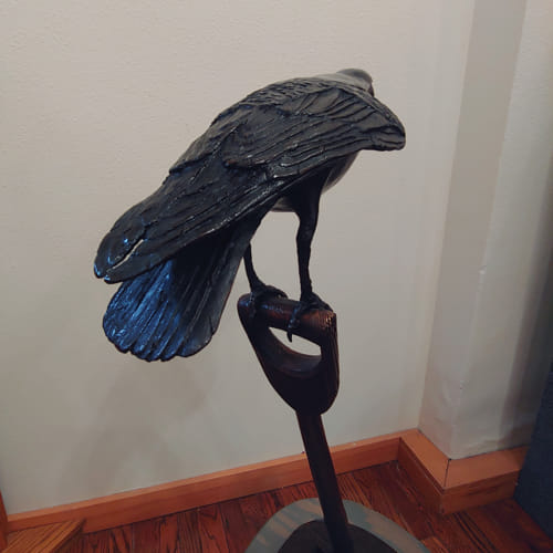 FL113  Guardian or Thief? $7000 at Hunter Wolff Gallery