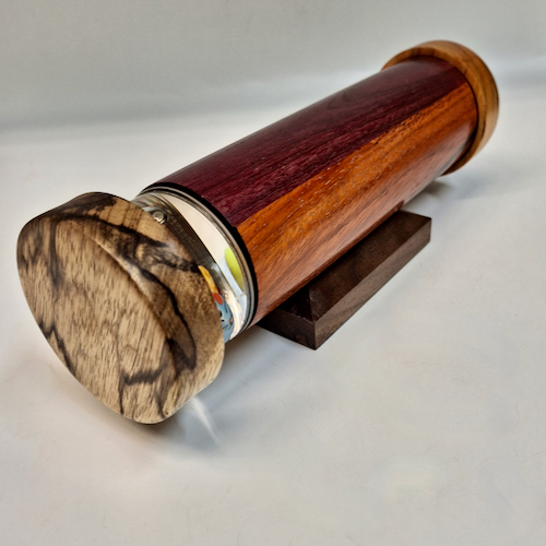 SC-064 Exotic Hardwood Kaleidoscope $172 at Hunter Wolff Gallery