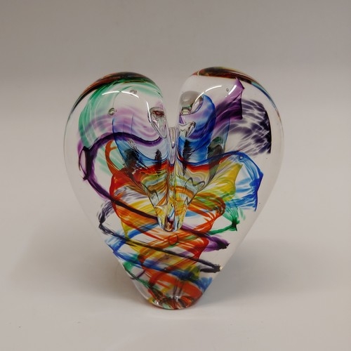 DG-079 Heart Rainbow Ribbons $110 at Hunter Wolff Gallery