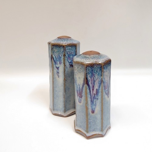 #221108 Salt & Pepper Shaker Blue $16.50 at Hunter Wolff Gallery