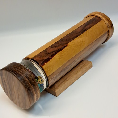 Click to view detail for SC-083 Exotic Hardwood Kaleidoscope $172