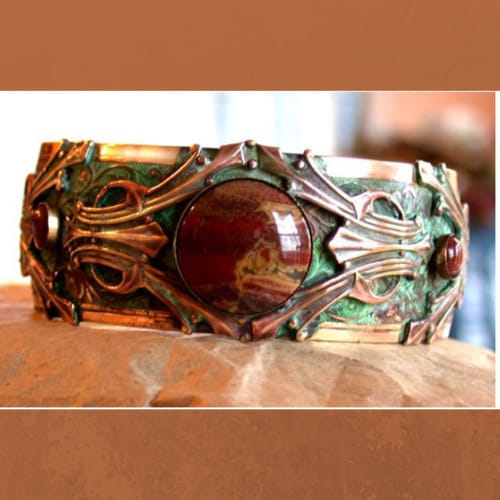 Click to view detail for EC-087 Cuff Jasper $106.25
