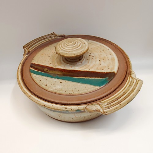 #220408 Casserole Dish, Lidded 11.5x3.5 $39.50 at Hunter Wolff Gallery