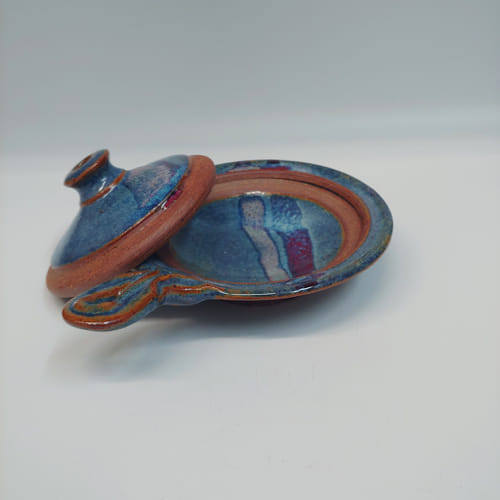 #220209 Egg Poacher Blue $18.50 at Hunter Wolff Gallery