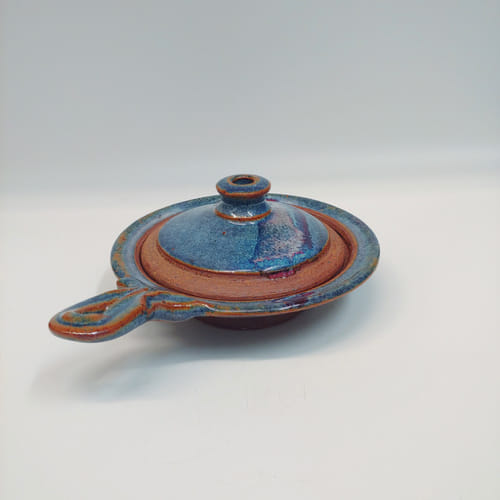 #220209 Egg Poacher Blue $18.50 at Hunter Wolff Gallery