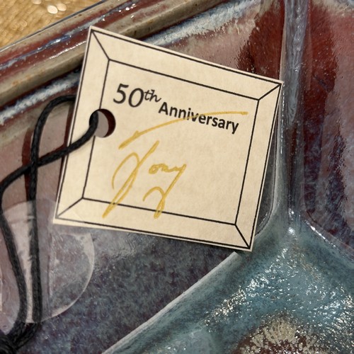 #261009 Anniversary Square Dish 7x7 $48 at Hunter Wolff Gallery