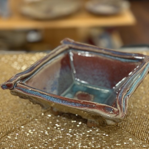 #261009 Anniversary Square Dish 7x7 $48 at Hunter Wolff Gallery