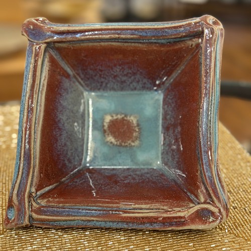 Click to view detail for #261009 Anniversary Square Dish 7x7 $48