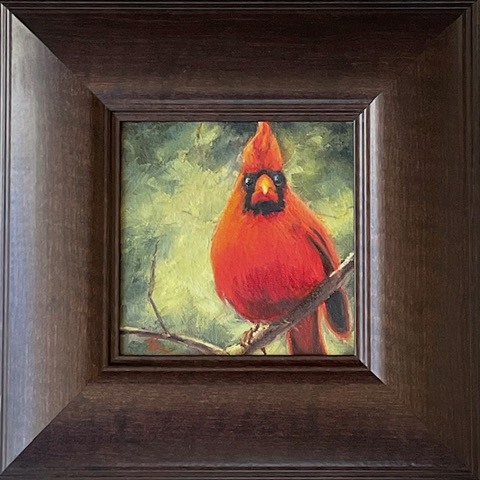 The Cardinals 6x6 $580 at Hunter Wolff Gallery