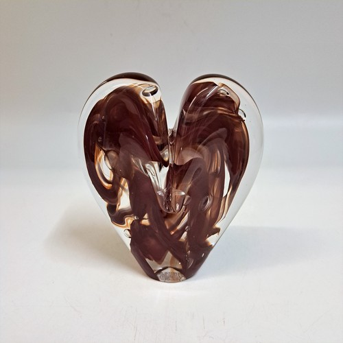 DG-123 Heart Burgundy Red $110 at Hunter Wolff Gallery