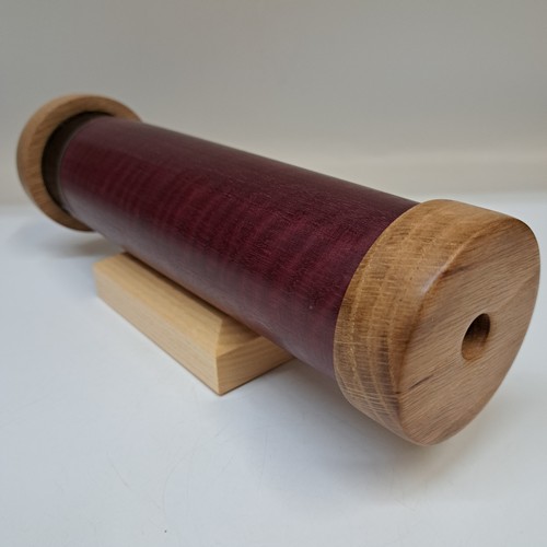 Click to view detail for SC-140 Kaleidoscope, Exotic Hardwood, Quarter Sawed White Oak and Purpleheart $178