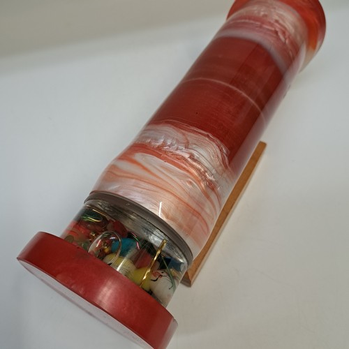 SC-152 Kaleidoscope, Poly Resin Multi-Colors Red and Pearl$178 at Hunter Wolff Gallery
