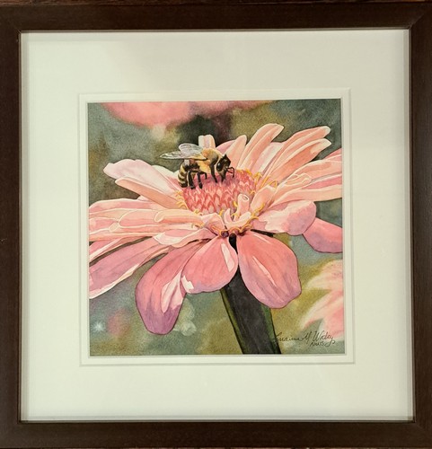 Bee Jeweled 8x8 $445 at Hunter Wolff Gallery