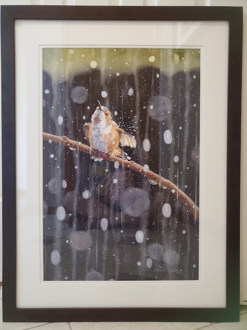 Click to view detail for Relishing The Rain 22x15 $2300