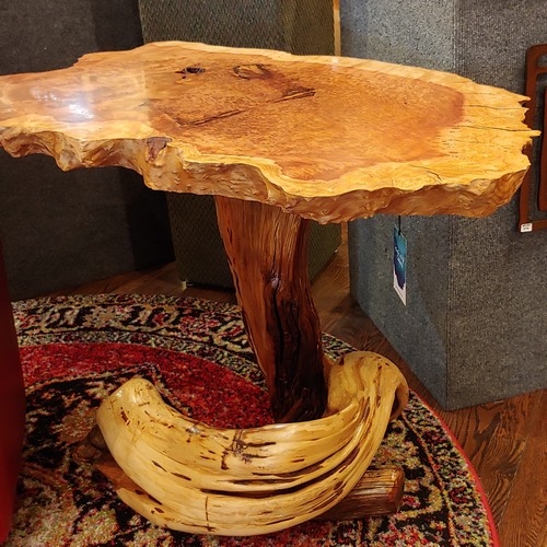 JW-204 End Table Redwood/Juniper $3300 at Hunter Wolff Gallery