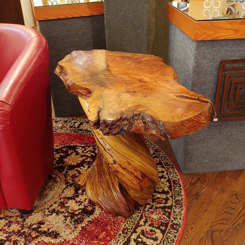 JW-205 End Table, Redwood & Juniper 25x19x34.5  $3300 at Hunter Wolff Gallery