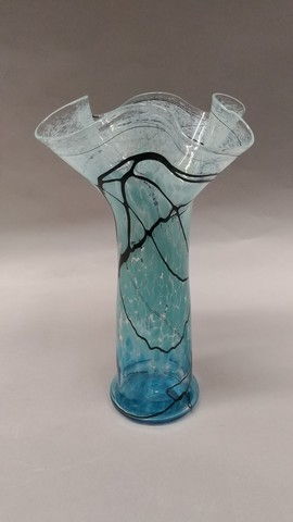 DB-206 Small Fluted Lightening Vase at Hunter Wolff Gallery
