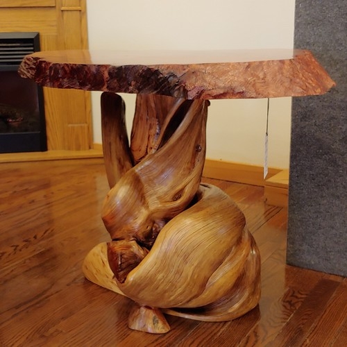 JW-206 End Table, Redwood & Juniper 24.5x20x36 $3300 at Hunter Wolff Gallery