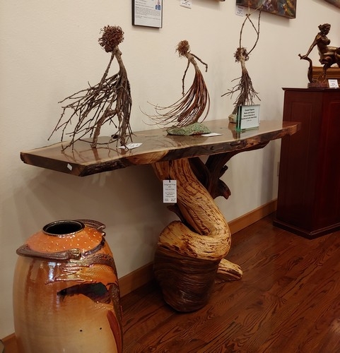 JW-207 Sofa Table  Walnut 30.5x57.5x20 $4500 at Hunter Wolff Gallery