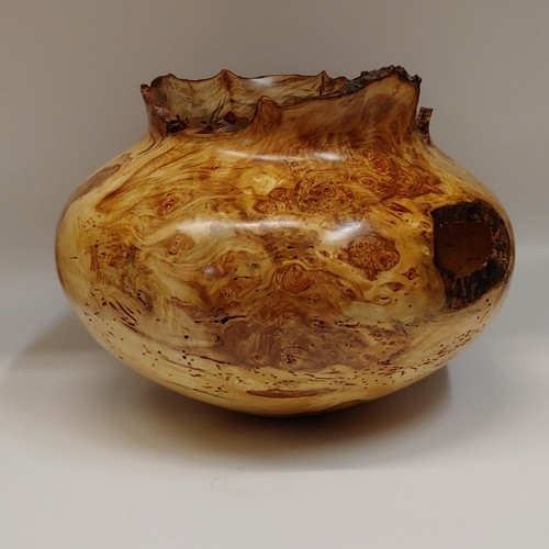 JW-209 Aspen Burl Hollowed Wood Vessel $950 at Hunter Wolff Gallery