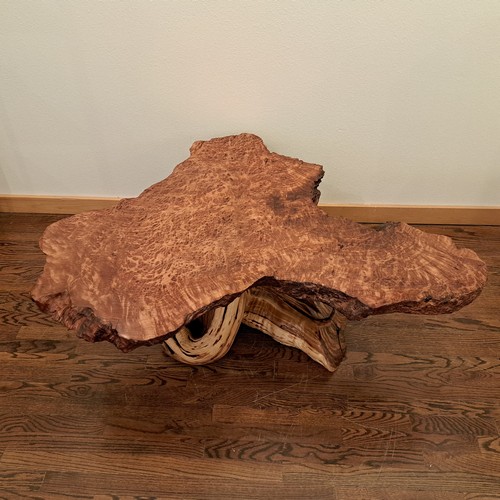JW-219 Coffee Table, Redwood & Juniper $4200 at Hunter Wolff Gallery