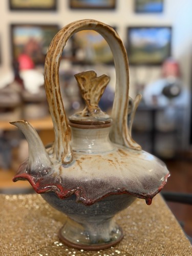 #261021 Anniversary Teapot, Lidded 14x11 $195 at Hunter Wolff Gallery