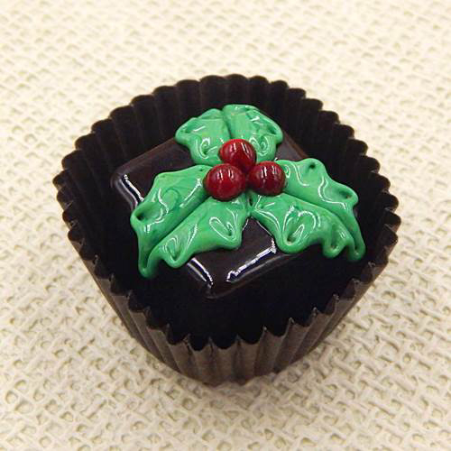 HG-094 Christmas Holly Chocolate $47 at Hunter Wolff Gallery