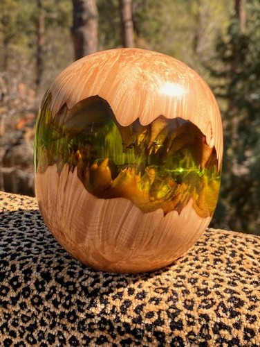 Click to view detail for SH224 Maple and Lime Green Double Cap $225