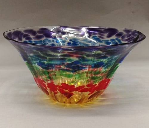 DB-226 Bowl, Rainbow Series Optic at Hunter Wolff Gallery