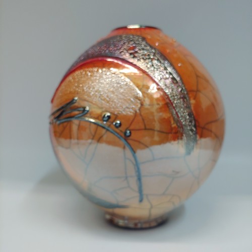 #220227 Raku Glitter Glaze $42 at Hunter Wolff Gallery