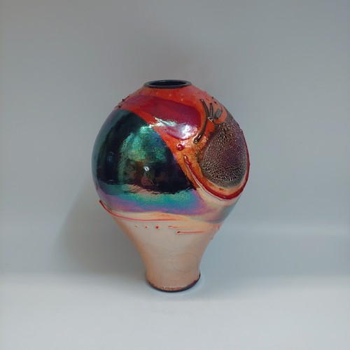 #220228 Raku Glitter Glaze $42 at Hunter Wolff Gallery