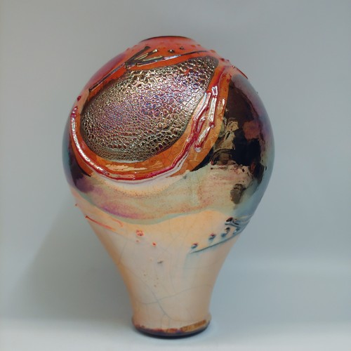 #220228 Raku Glitter Glaze $42 at Hunter Wolff Gallery