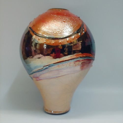 #220228 Raku Glitter Glaze $42 at Hunter Wolff Gallery