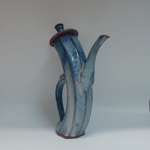 #220229 Whimsical Teapot Blue $32 at Hunter Wolff Gallery