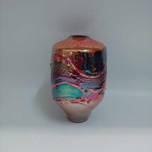 #220233 Raku Vessel $32 at Hunter Wolff Gallery