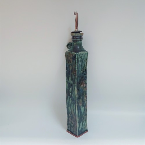 #220234 Oil/Vinegar Cruet Green $24.50 at Hunter Wolff Gallery